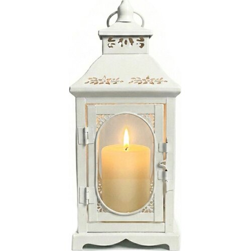 Dekorativna lanterna ROSEHILL 27,5 cm bela Slike