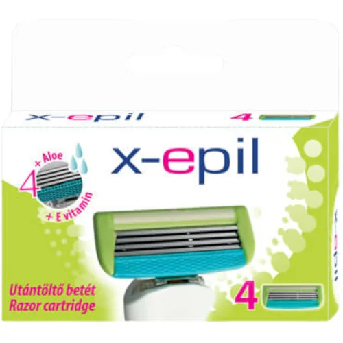 X EPIL - vložek za britvico za ženske 4 rezila (4 kosi)