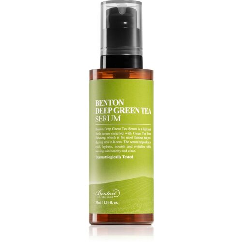 Benton Deep Green Tea pomirjajoči serum z zelenim čajem 30 ml Slike
