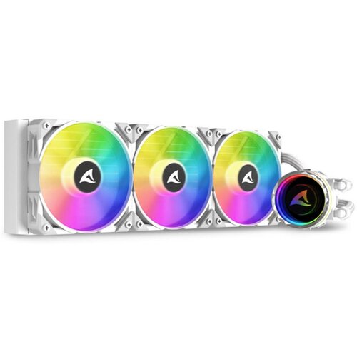 Sharkoon S90 rgb aio 360mm bela vodno hlajenje Cene