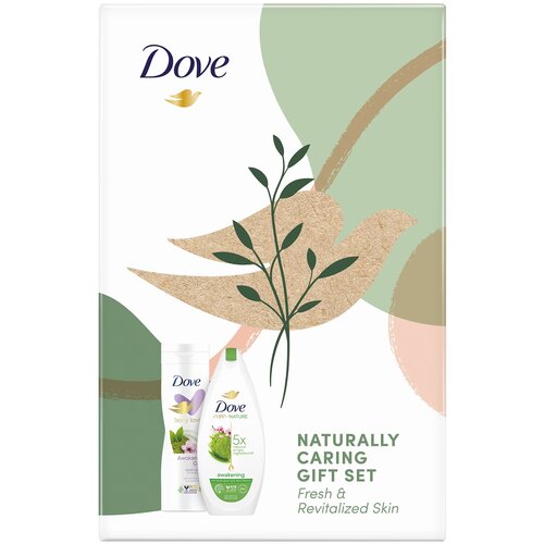 Dove Poklon set Naturally Caring Awakening (Gel za tuširanje 225ml + Losion za telo 250ml) Cene