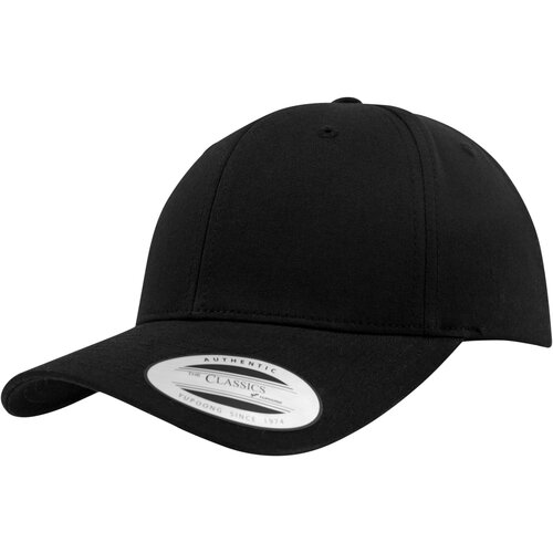 Flexfit Curved classic snapback black Slike