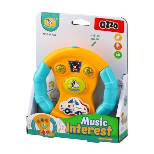 Ozzo Music interest, muzička igračka za bebe, volan Slike