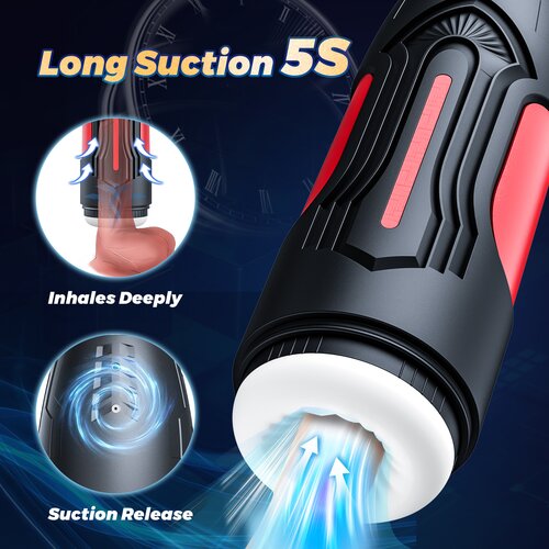 Paloqueth Automatic Masturbator 3D Realistic Texture with 7 Suction &amp;amp; Vibration Modes Slike