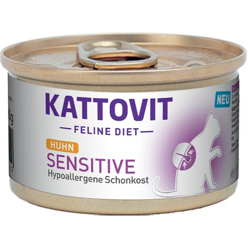 Kattovit Sensitive - 6 x 85 g piščanec