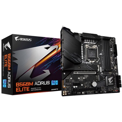 Gigabyte B560M AORUS Elite 1.0 Intel B560;LGA1200; 4xDDR4HDMI,DP;micro ATX Cijene