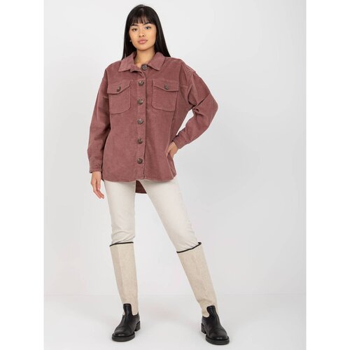Fashion Hunters Dusty pink corduroy overshirt from Amala STITCH &amp;amp; SOUL Slike