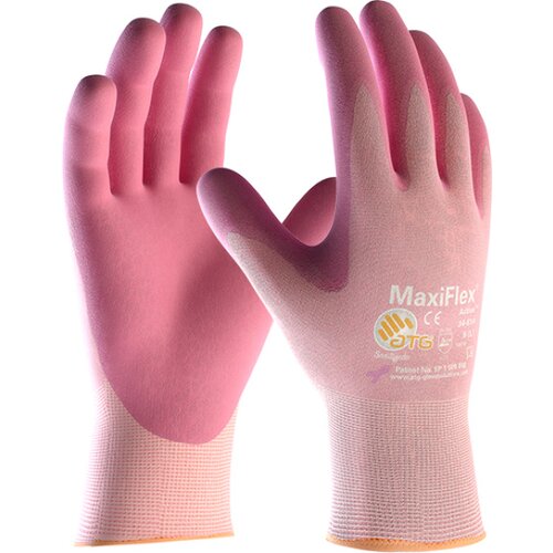 ATG rukavica maxiflex active roza veličina 08 ( 34-814/08 ) Cene