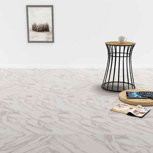  Podne daske 55 pcs Bijeli 5 11 m&sup2; PVC - Bijela mramorna Cijene