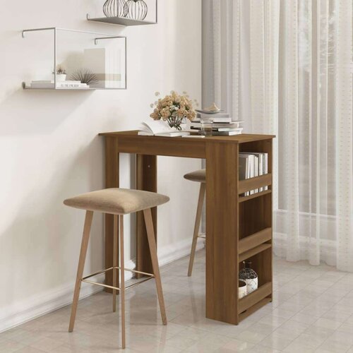 vidaXL Barski stol sa stalkom boja hrasta 102 x 50 x 103,5 cm iverica Cene