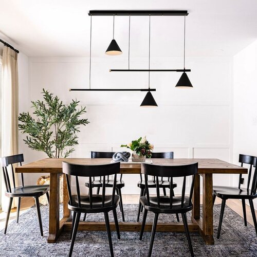 Opviq L1238 - black black chandelier Slike
