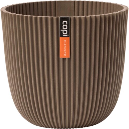  Kroglast cvetlični lonec Indoor "Groove" 25x23 cm - taupe Cene