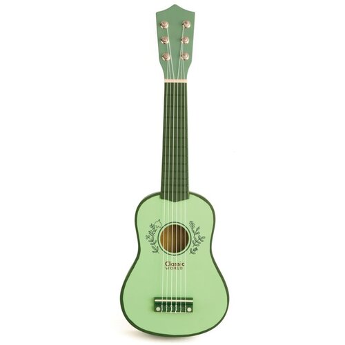 Classic World Drvena Gitara zelena Slike