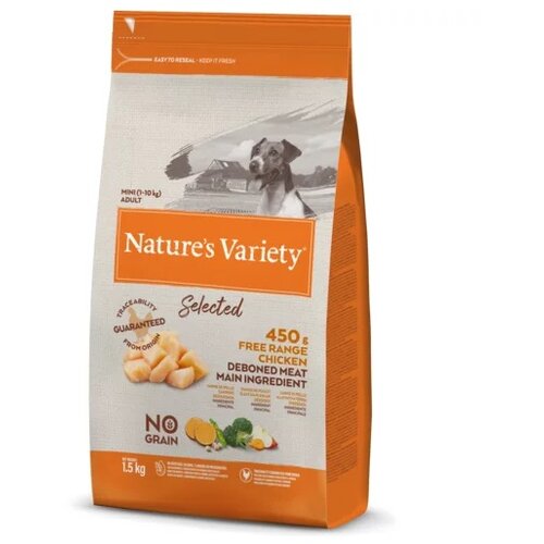 Nature's Variety selected hrana za pse adult mini - chicken 600g Slike