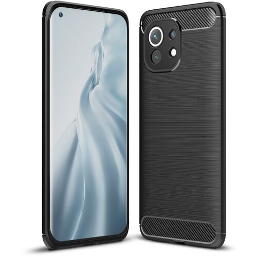  Ovitek za Xiaomi Mi 11 5G | Carbon vzorec | Črn Cene