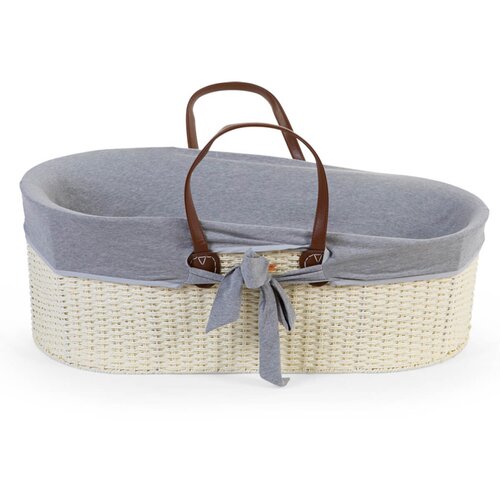 Childhome pamučna navlaka za pletenu ko&amp;scaron;aru moses grey Slike