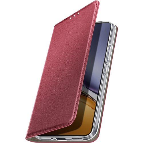 AVIZAR Folio etui za Realme 14T / P3 z držalom za kartice in funkcijo video stojala, Bordeaux, (5000189686) Cene