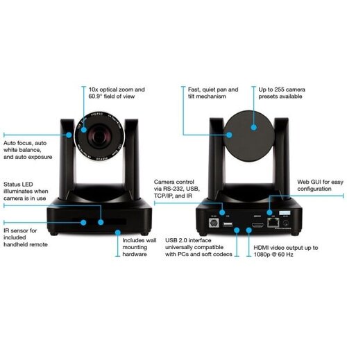ATLONA profesionalna PTZ kamera HDMI, USB2.0 za video konferencije, AT-HDVS-CAM-HDMI-WH Cene