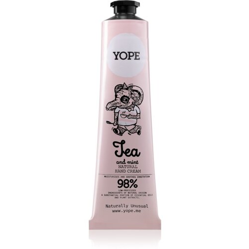 Yope Tea &amp;amp; Mint krema za roke za prehrano in hidracijo 100 ml Slike