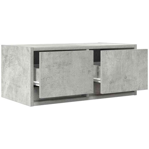 VidaXL TV ormarić boja betona 760x31x25,5 cm od konstruiranog drva Slike