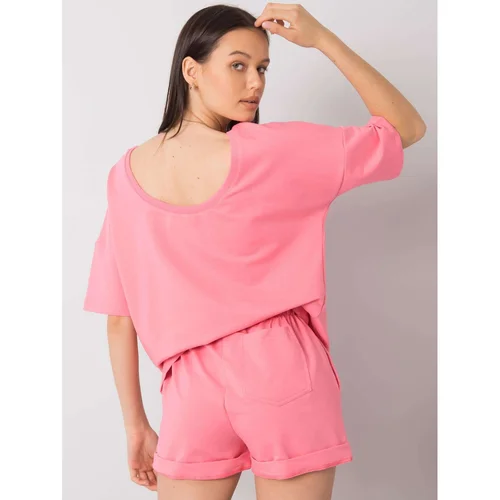 Fashion Hunters Women's pink cotton set