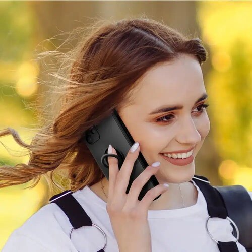  SILIKONSKA RING maska za XIAOMI Redmi NOTE 12 5G crna Slike