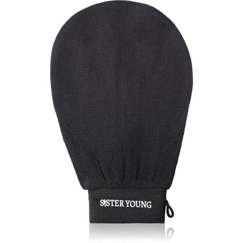 Sister Young NOVA Exfoliating Glove rokavica za piling za telo Black 1 kos Slike