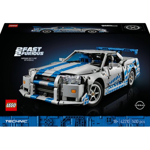 Lego Igracka Kocke Tehnic 2 Fast 2 Furious Nissan Skyline 18+ Slike