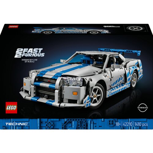 Lego LEGO&amp;reg; Technic - Avtomobil 2 Fast 2 Furious Nissan Skyline GT-R (R34) (42210) Slike