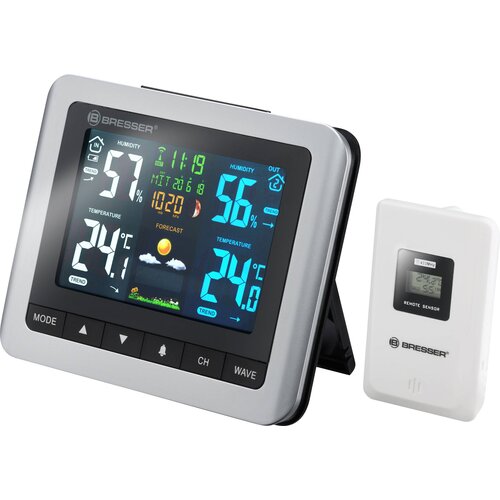Bresser Optik meteotemp wtm 7007510 digitalna brezžična vremenska postaja napoved za 12 do 24 ur, (20449962) Cene