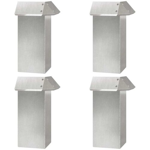  Ograde protiv puževa 8 pcs Srebrno Nehrđajući čelik Slike