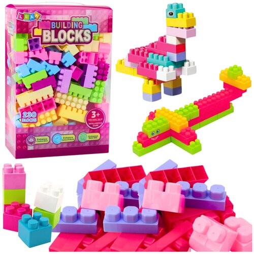  BUILDING BLOCKS IN EDUCATIONAL BOX 230 ELEMENTS Cene