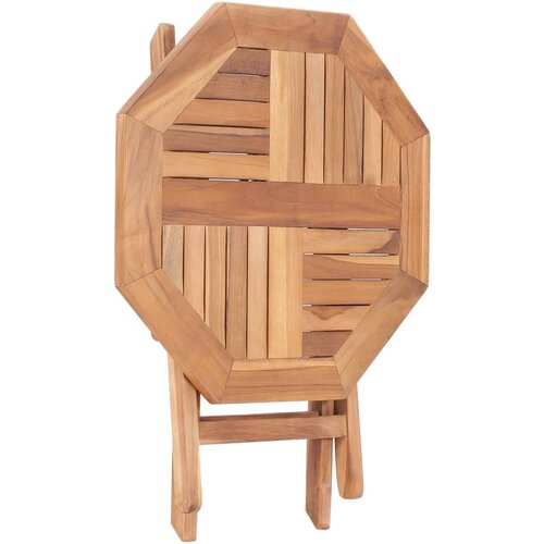  Sklopivi vrtni stol od masivne tikovine 45 x 45 x 45 cm Slike