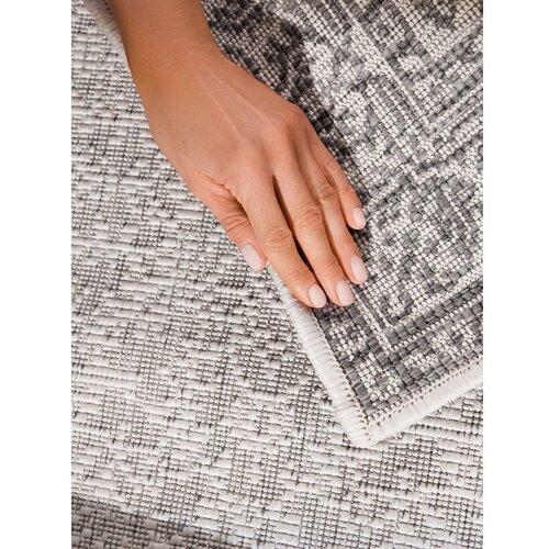 NORTHRUGS Sivo-slonoko&amp;scaron;čen zunanji in notranji tekač 80x250 cm Duet Kona &amp;ndash; Slike