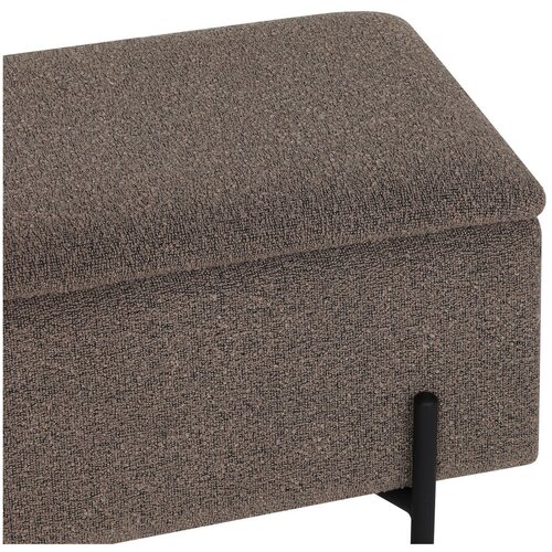 House Nordic Rjava klop iz tkanine boucl&amp;eacute; Watford &amp;ndash; Slike