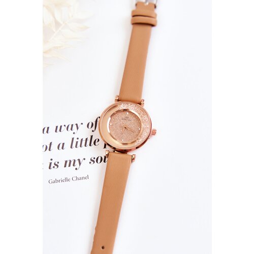 Kesi Ladies Watch With Glitter Dial Giorgio&amp;amp;Dario Brown Slike