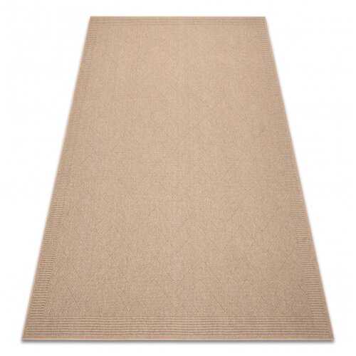 RugsX Volnena preproga VILLA 7636/77800 Zigzag SIZAL, ravno tkana bež 80x150 cm, (5000176704) Cene