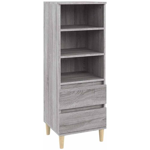  Visoka komoda boja hrasta 40x36x110 cm od konstruiranog drva Slike