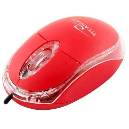  Miš TITANUM 3D RAPTOR, USB, optical, red, 1000 dpi, red, TM102R Cene