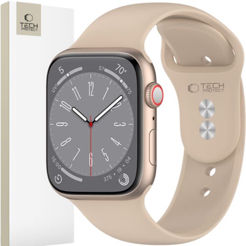 TECH-PROTECT silikonska ura apple watch 4 / 5 / 6 / 7 / 8 / 9 / se / ultra 1 / 2 (42 / 44 / 45 / 49 mm) oreh, (21974572) Cene