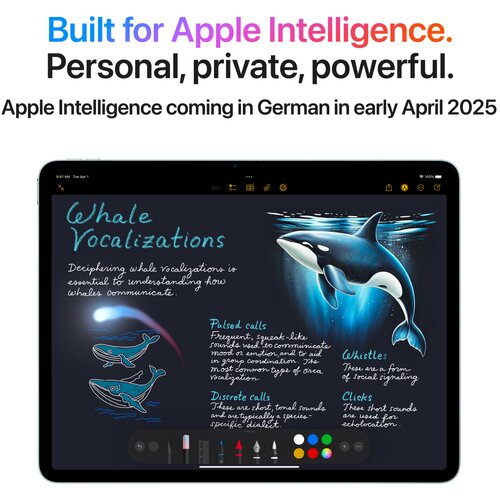 Apple iPad Air 13 (2025) WiFi 128 GB space siva 33 cm (13 palac) M3 Slike