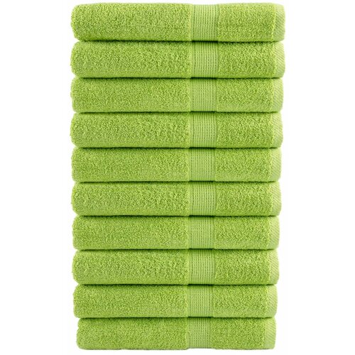 vidaXL Premium brisače SOLUND 10 kosov zelena 80x200 cm 600 g/m2 Cene