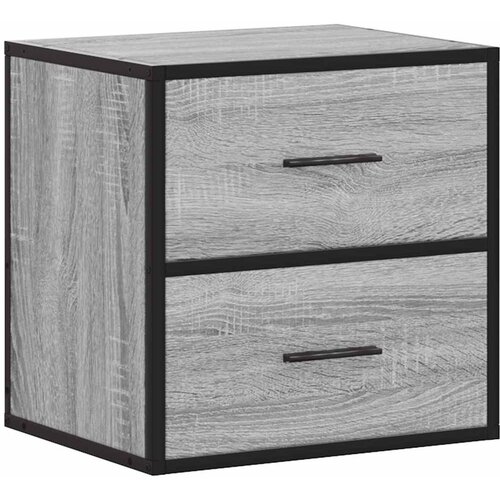  Zidni noćni ormarić Sivi Sonoma 40x31x39,5 cm Siva Slike