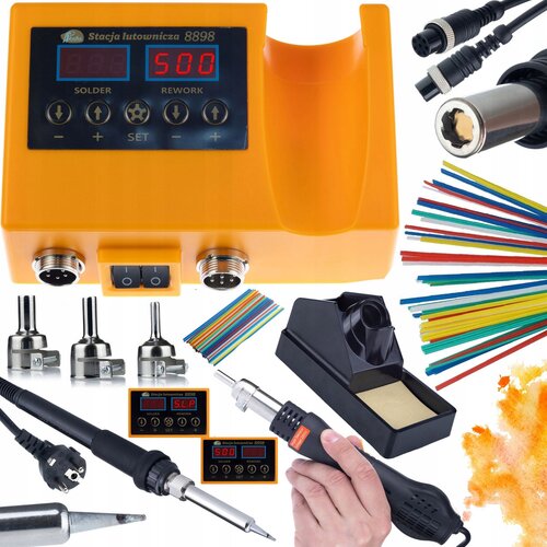Rosfix SET SPAJKALNA POSTAJA OH660 + PROWELDER KIT &ndash; 2V1 HOT-AIR IN 900M, 660W, 100&ndash;500&deg;C | ZA PLASTIKO IN ELEKTRONIKO, (5000075822) Cene
