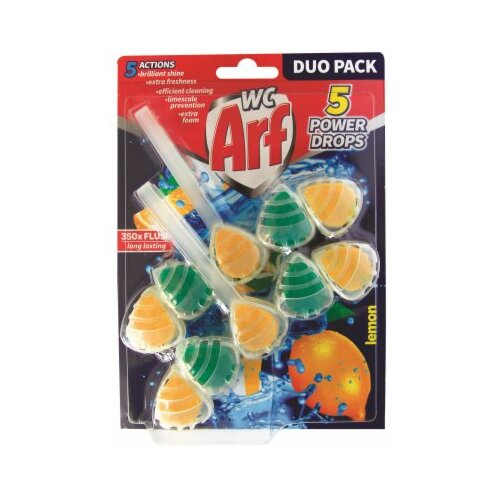 Arf 5 power drops lemon wc osveživač 2x55g Cene