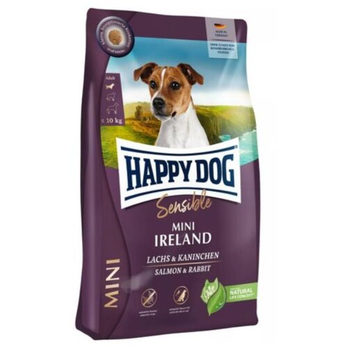 Happy Dog Sensible Mini Ireland Salmon &amp;amp; Rabbit Losos i Zečetina Hrana za odrasle pse malih rasa, 800g Slike