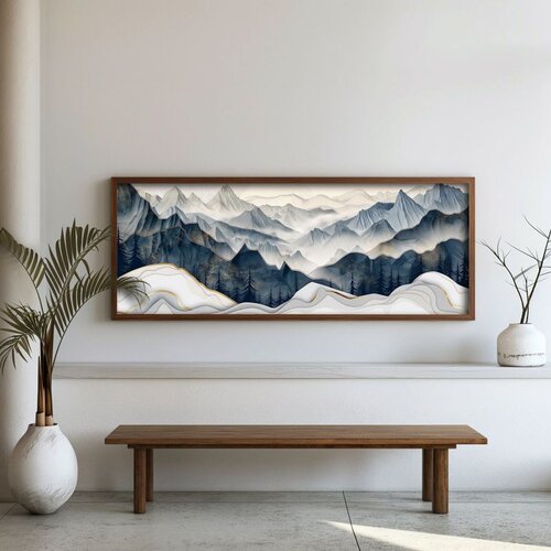 WALLXPERT FAH127-150 Multicolor Decorative Framed MDF Painting Cene