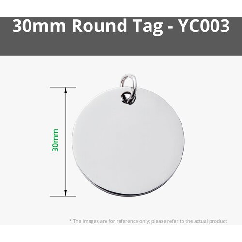 Bambu Lab Large Round Stainless Steel Tag (5PCS) (B-YC003) Cene