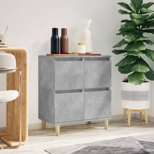 The Living Store Komoda betonsko siva 60x35x70 cm inženirski les - Komoda, (21662243) Slike