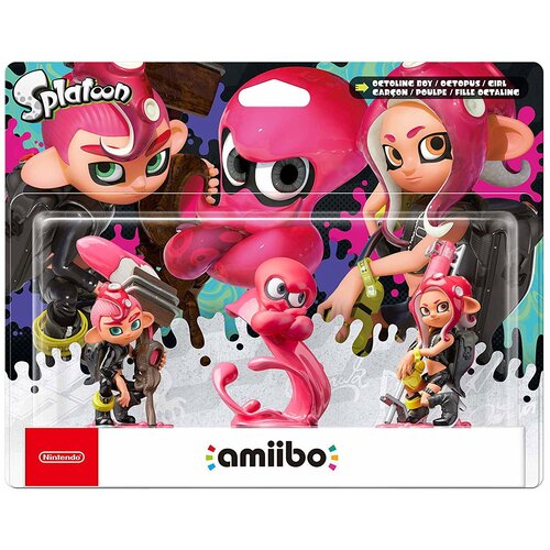 Amiibo Octoling Triple Pack Boy &amp;amp; Octopus &amp;amp; Girl (Splatoon) Slike